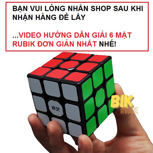 Rubik 3x3 Qiyi Sail W Rubic 3 Tầng Khối Lập Phương Ma Thuật - Cục Robik Xoay Nhanh Mượt Trơn, Lõi Cứng Cáp, Bền