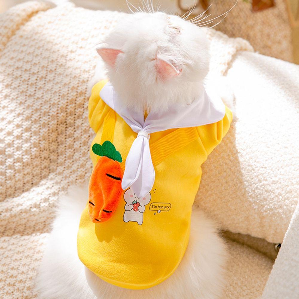 Áo Khoác Mềm Mại Có Nơ Thời Trang Thu Đông Cho Thú Cưng