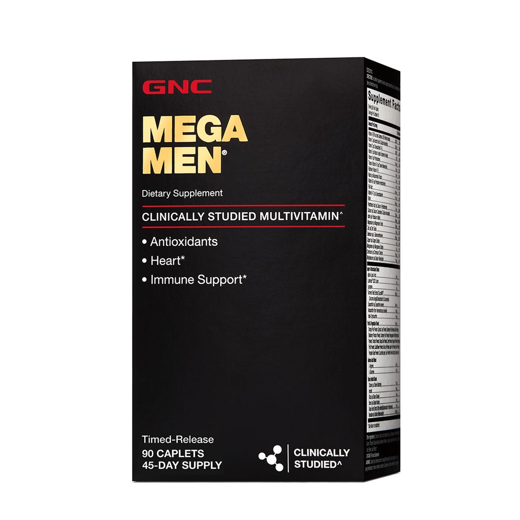 GNC MEGA MEN  - Vitamin tổng hợp cho Nam giới, hỗ trợ năng lượng, trí não, tim mạch, hệ miễn dịch