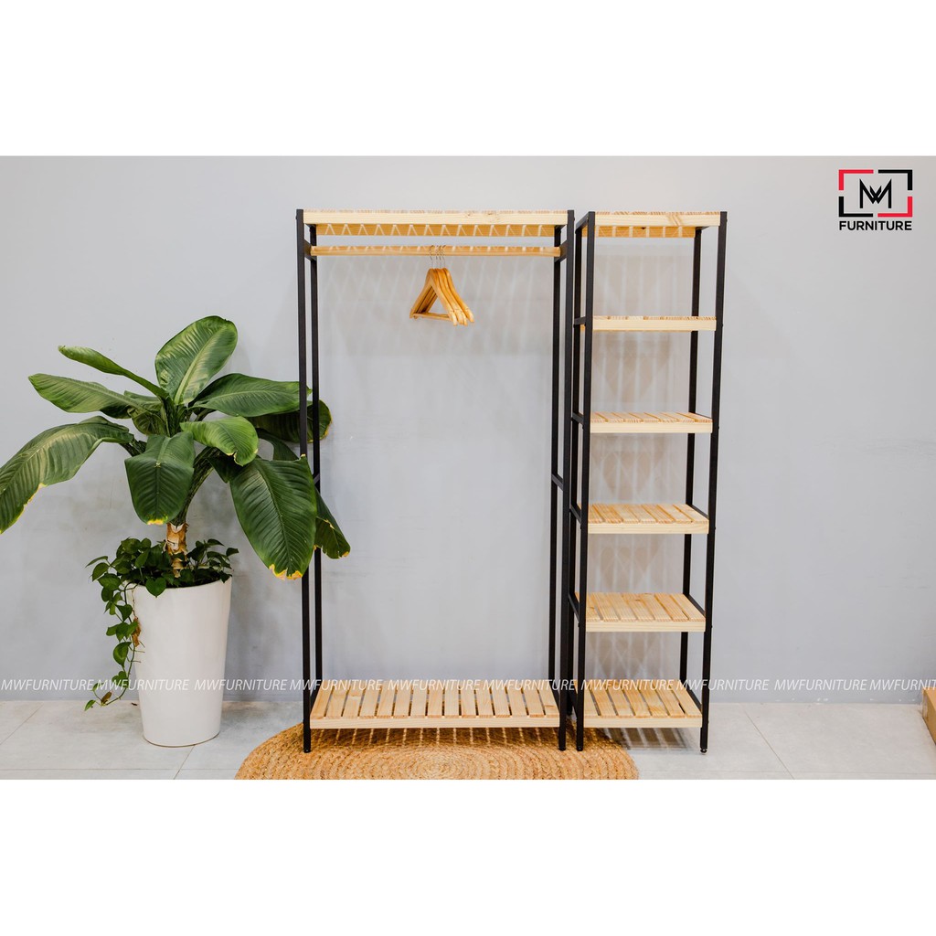 KỆ TRANG TRÍ KHUNG SẮT 6 TẦNG ĐA NĂNG - IRON SHELF 6F | BigBuy360 - bigbuy360.vn