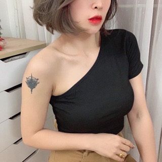 Áo Lệch Vai ( chất bozip kèm ảnh thật )