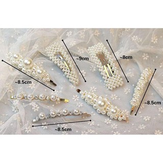 set 4 c kẹp tóc đính hạt 69k/4c