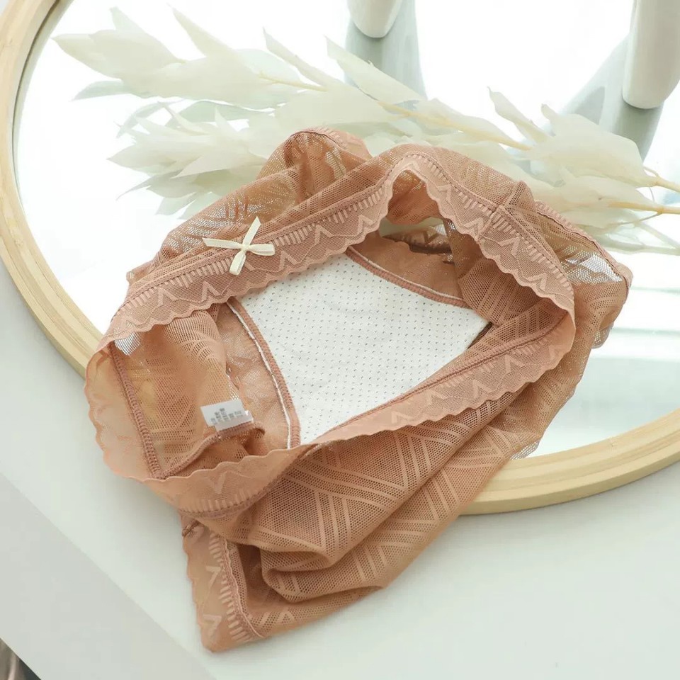 Quần lót nữ voan tuyết sọc chéo tiểu thư - Quần chip nữ cao cấp HAVANA FLQ122 | BigBuy360 - bigbuy360.vn