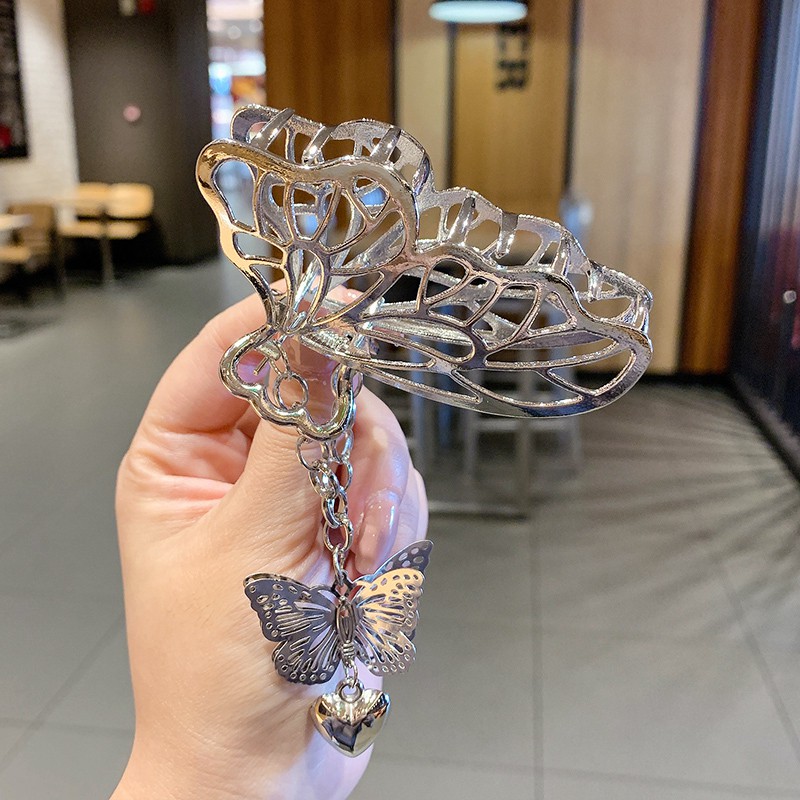 Kẹp tóc kim loại hình bướm  hot trend phong cách Hàn Quốc xinh xắn dành cho nữ - tiemmaimeo1987