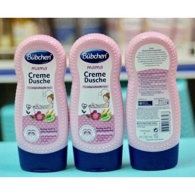 Hàng Chuẩn ĐứcSữa tắm và sữa dưỡng thể dành cho các mẹ bầu Bubchen Mana