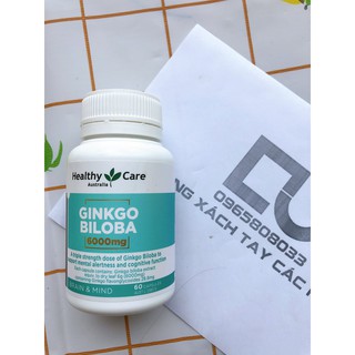 Viên uống bổ não ginkgo Biloda 6000mg hàng chính hãng Úc
