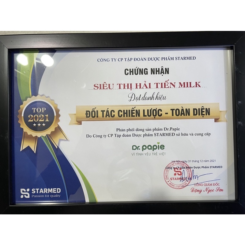 Nước tắm thảo dược Dr.Papie