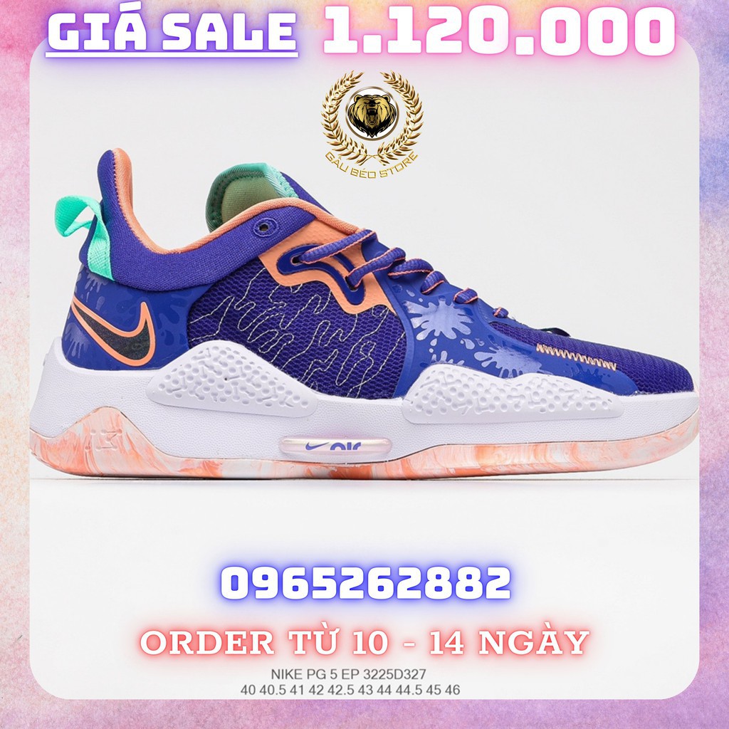 【Giày chạy】Order 1-2 Tuần + Freeship Giày Outlet Store Sneaker _Nike PG5 MSP: 3225D3274 gaubeao