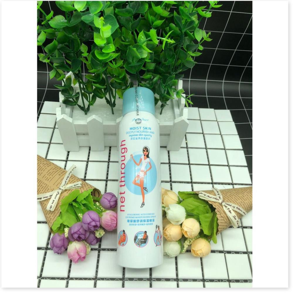 Xịt khoáng 🔖SỈ 🔖 Chai xịt khoáng Net Through 180g giúp dưỡng ẩm, kháng khuẩn 8834