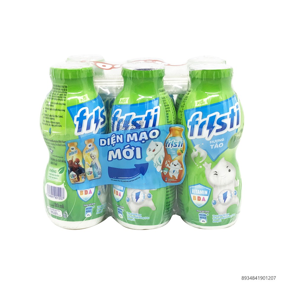 combo 2 Lốc 12 chai sữa chua uống Fristi đủ vị 80ml