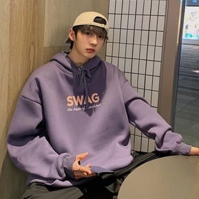Áo hoodie dáng rộng phong cách hong kong cá tính thời trang xuân thu 2021 cho nam