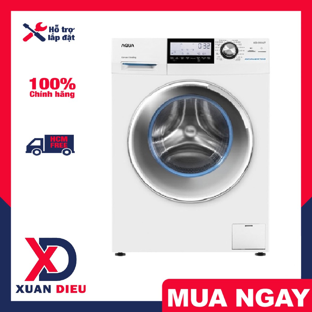 Máy giặt Aqua 9.8kg AQD-D980AZT(W) - Miễn phí vận chuyển HCM, giao hàng trong ngày