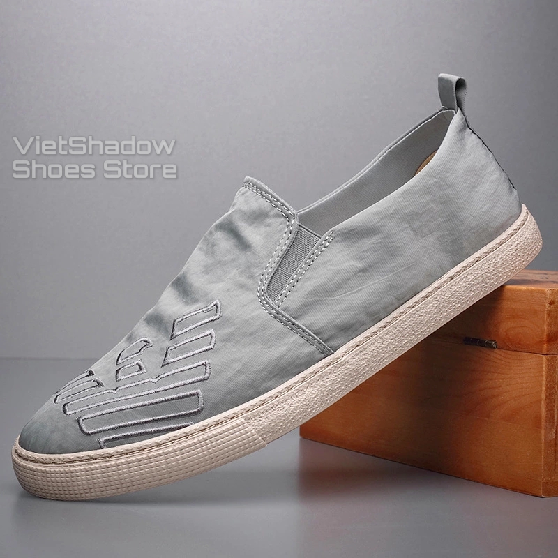 Slip on nam - Giày lười vải nam cao cấp thương hiệu BAODA - Vải polyester chống thấm 5 màu tuyệt đẹp - Mã 20201 | BigBuy360 - bigbuy360.vn