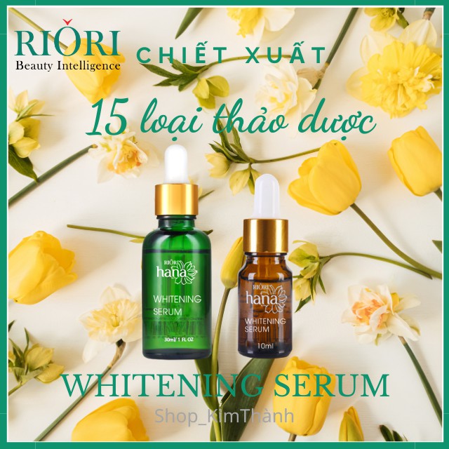 Tinh Chất Dưỡng Da Riori Whitening Serum Chai 10ml - 30ml