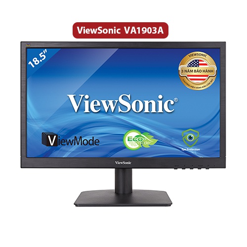 [Mã ELMALL150K giảm 5% đơn 500K] Màn Hình Viewsonic VA1903A 19'' VGA - Hãng Chính Hãng