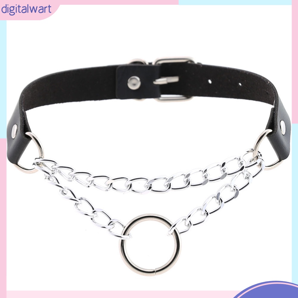 Vòng Cổ Choker Giả Da Thời Trang Cá Tính Cho Nam / Nữ