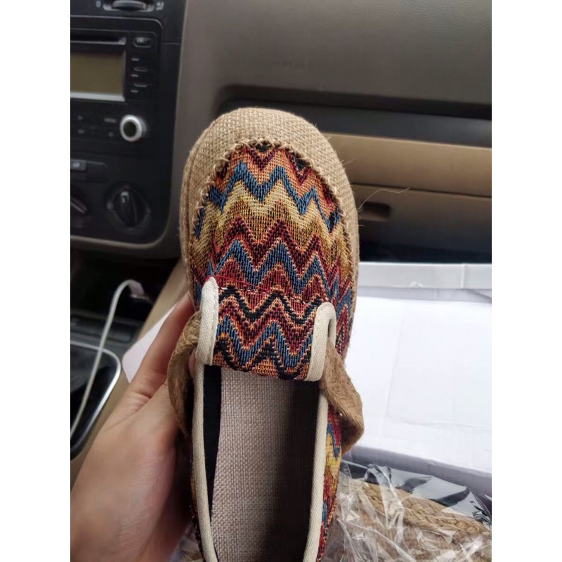 (Sẵn 35) Giày vintage thêu thổ cẩm ulzzang ( nhiều ảnh thật) | BigBuy360 - bigbuy360.vn