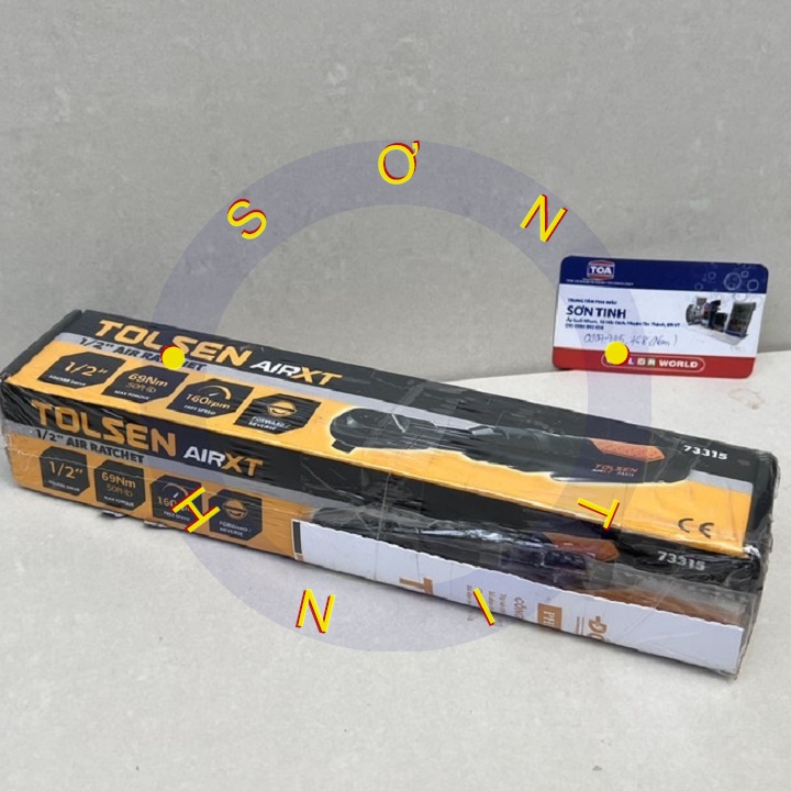 Cần Tuýp hơi mở buloong 1/2 in air ratchet tolsen 73315