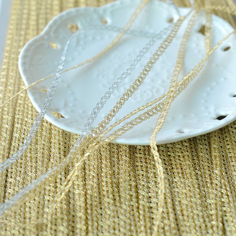 Cuộn dây ruy băng polyester trang trí tiệc cưới/ giáng sinh DIY