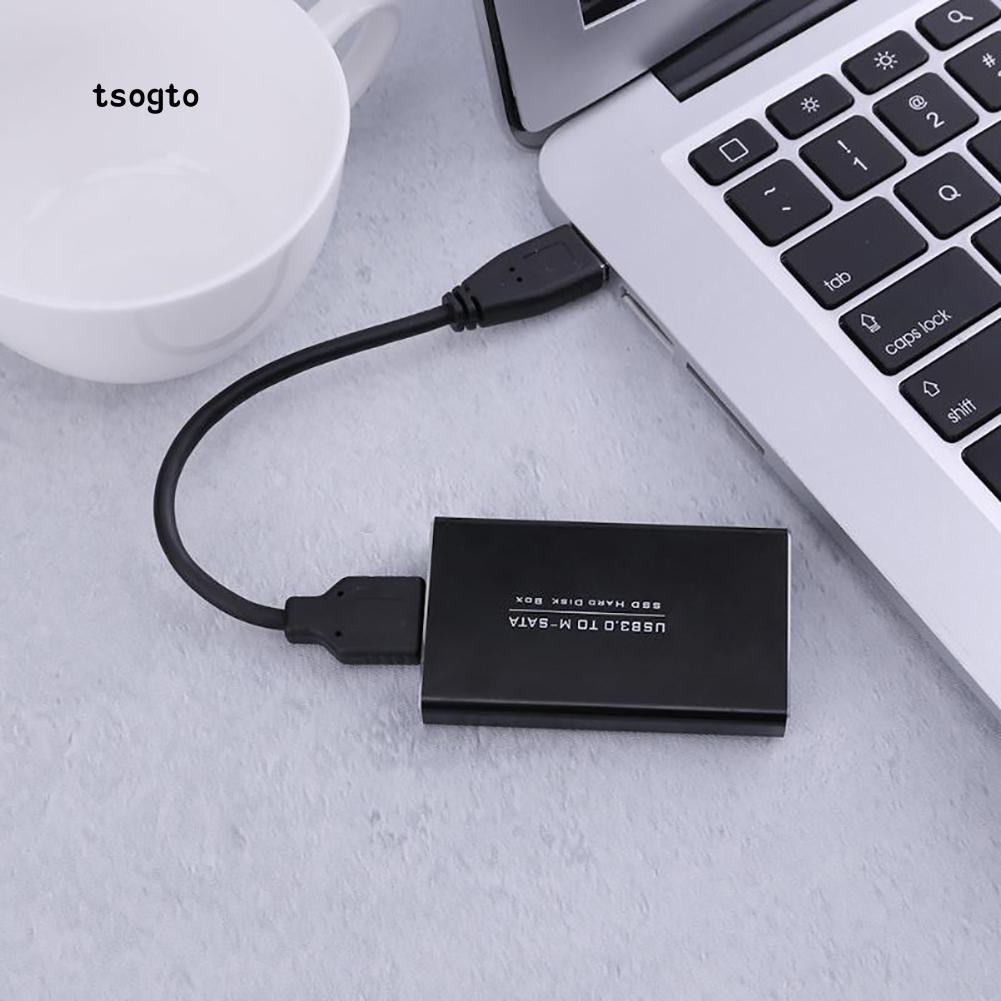 Bộ chuyển đổi cổng MSATA sang USB 3.0 SSD + cáp USB3.0 + chìa vít tiện dụng | WebRaoVat - webraovat.net.vn