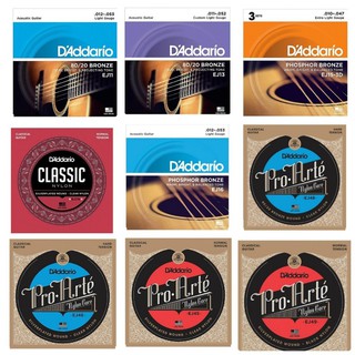 BỘ DÂY ĐÀN GUITAR D’ADDARIO EZ930, EJ46, EJ26 VÀ EXL130 chính hãng