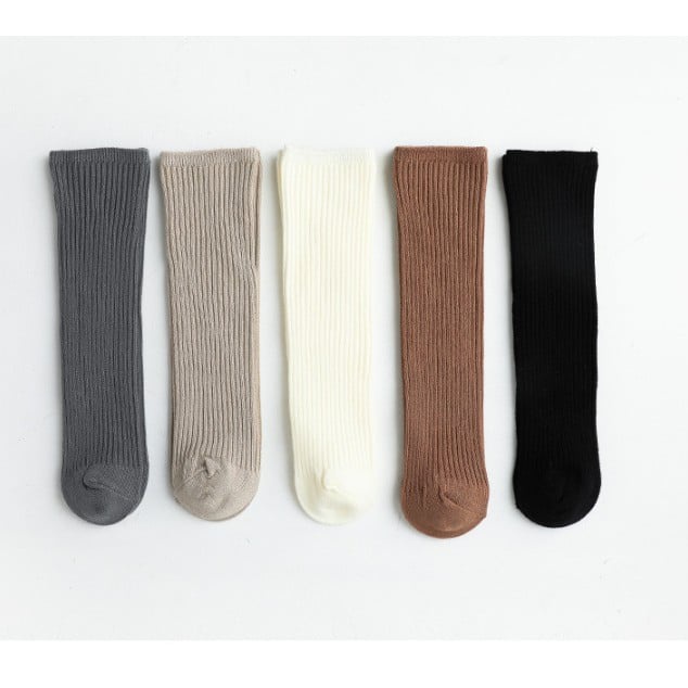Tất đùi cotton len Hàn cao cấp nhiều màu cho bé