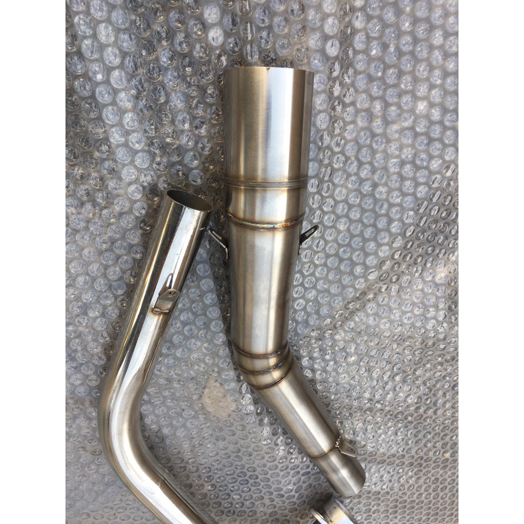 Cổ Pô 2 khúc from Wrx dành cho Ex150 và Ex135 Chuẩn inox 304 , mối hàn rất đẹp