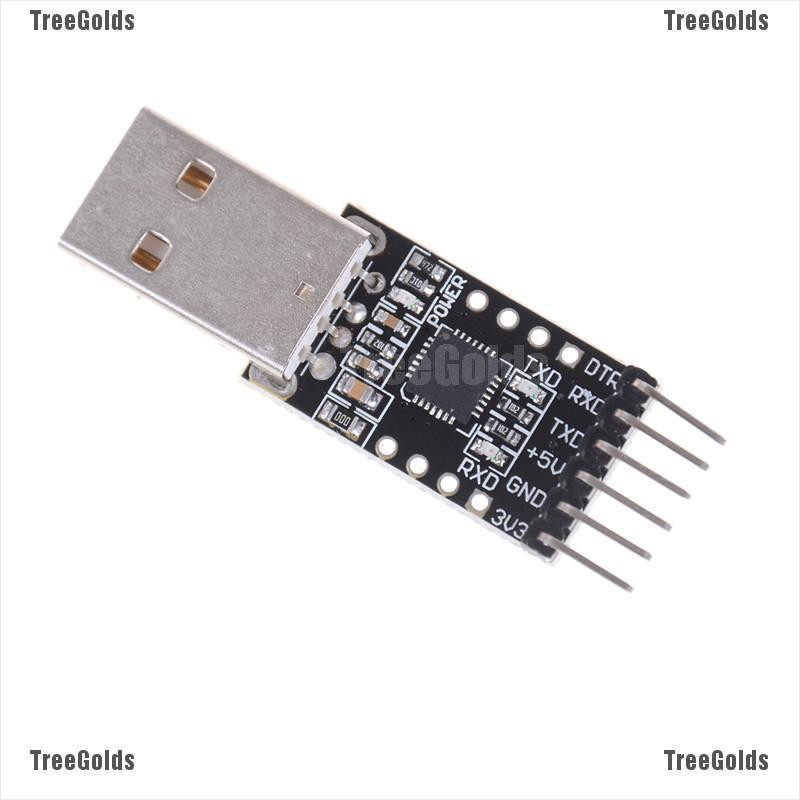 Mô Đun Chuyển Đổi Usb 2.0 Sang Ttl Uart 6pin Cp2102 + Dây Cáp