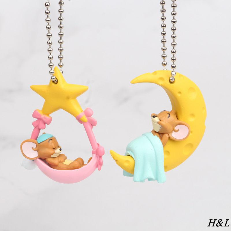 Mô Hình Mèo Và Chuột Dễ Thương Trang Trí Xe Hơi