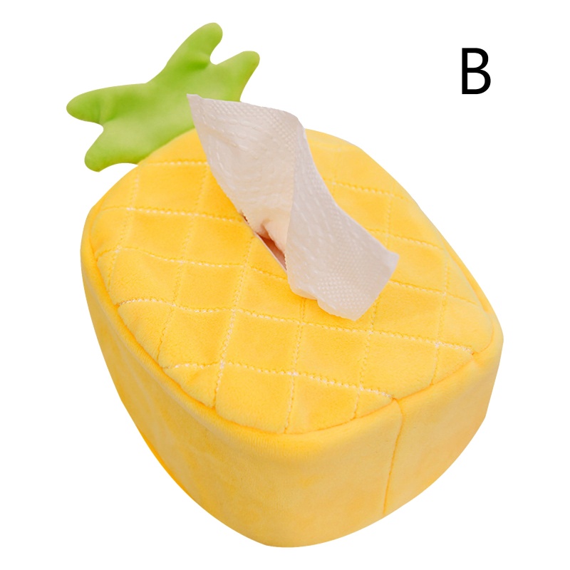 Giá Đỡ Khăn Giấy Bằng Bông Gắn Sau Lưng Ghế Xe Hơi