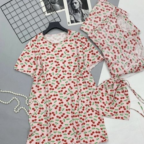 Váy thiết kế DO họa tiết hoạt hình nữ dáng suông MQ CLOTHING đầm ngắn tay phối cổ cách điệu | BigBuy360 - bigbuy360.vn