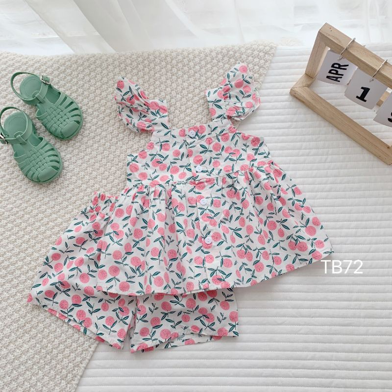 Bộ cánh tiên thô mát cho bé gái, hàng thiết kế