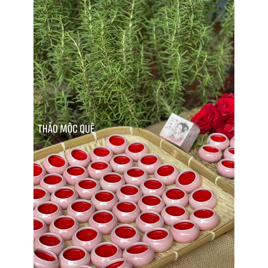 Son handmade Son Mỹ Nhân 100% thiên nhiên từ cánh hồng tươi (An toàn cho mẹ bầu)