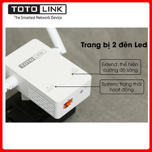 Kích Sóng Wifi Totolink EX1200M Băng Tần Kép Chuẩn AC1200 - Hàng Chính Hãng Bảo Hành 24 Tháng