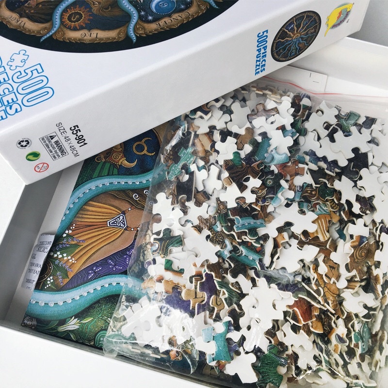 Bộ Tranh Ghép Hình 12 Cung Hoàng Đạo 500 Mảnh - Jigsaw Puzzle 500pcs