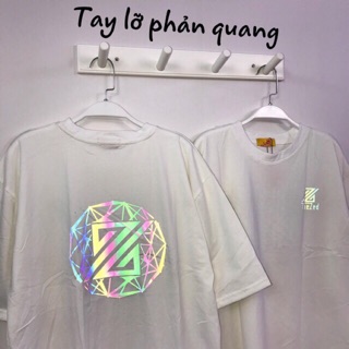 Áo Thun Unisex tay lỡ THE ZED phản quang