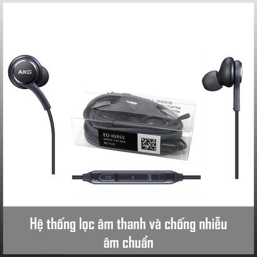 Tai nghe samsung AKG IG955 S8/S9/S10 chân 3.5mm, bảo hành ĐỔI MỚI trong 30 NGÀY