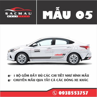 TEM XE HYUNDAI ACCENT (7 MẪU MỚI NHẤT)