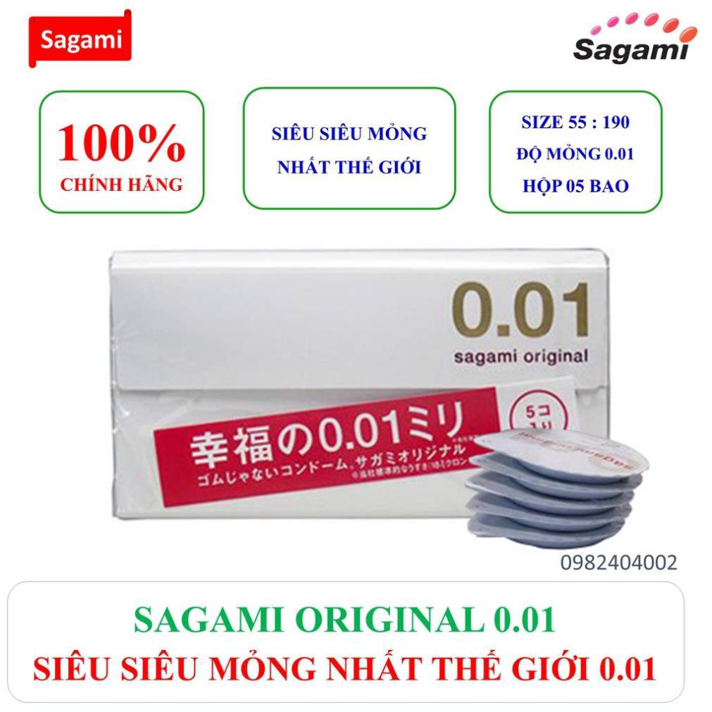 [SAGAMI] Bao cao su siêu siêu mỏng nhất thế giới Original 0.01mm siêu mỏng vô hình không mùi cao su siêu truyền nhiệt