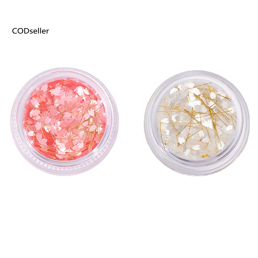 1 Hộp Kim Tuyến Lấp Lánh Trang Trí Móng Tay Nghệ Thuật Đa Năng