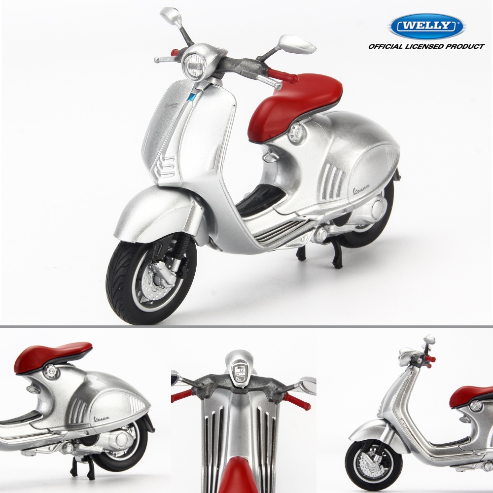 Mô hình xe máy Vespa 946, PX, GTS125 1:18 Welly