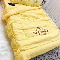 Bộ chăn ga gối cotton đũi