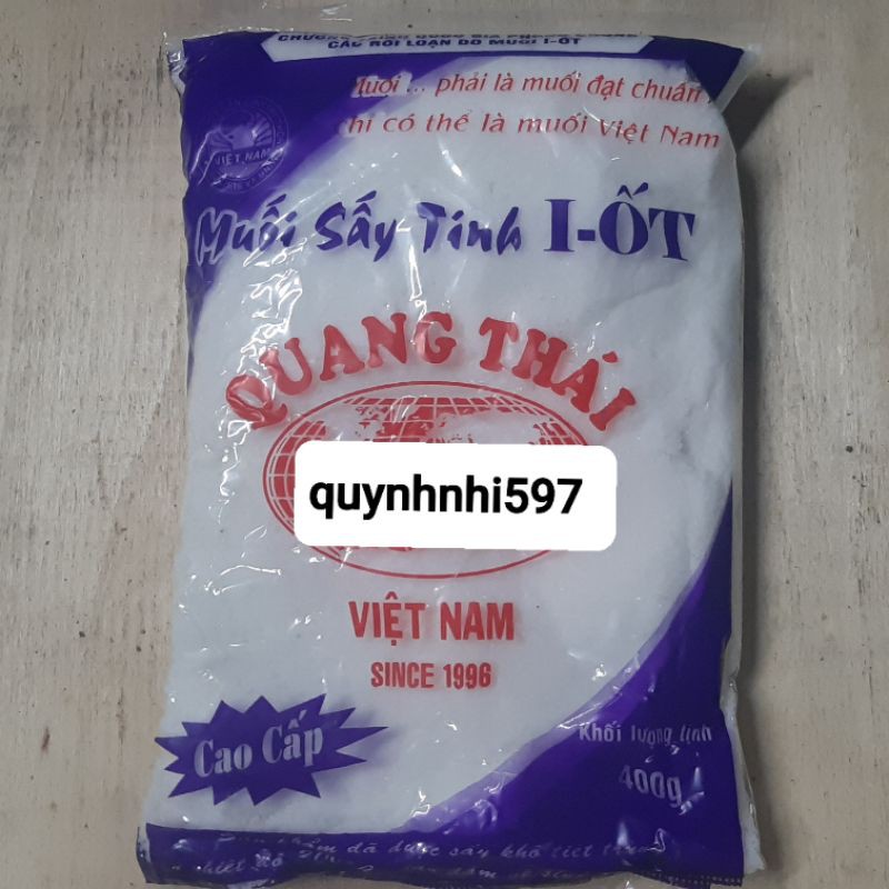 Muối  Sấy Tinh iot Quang Thái