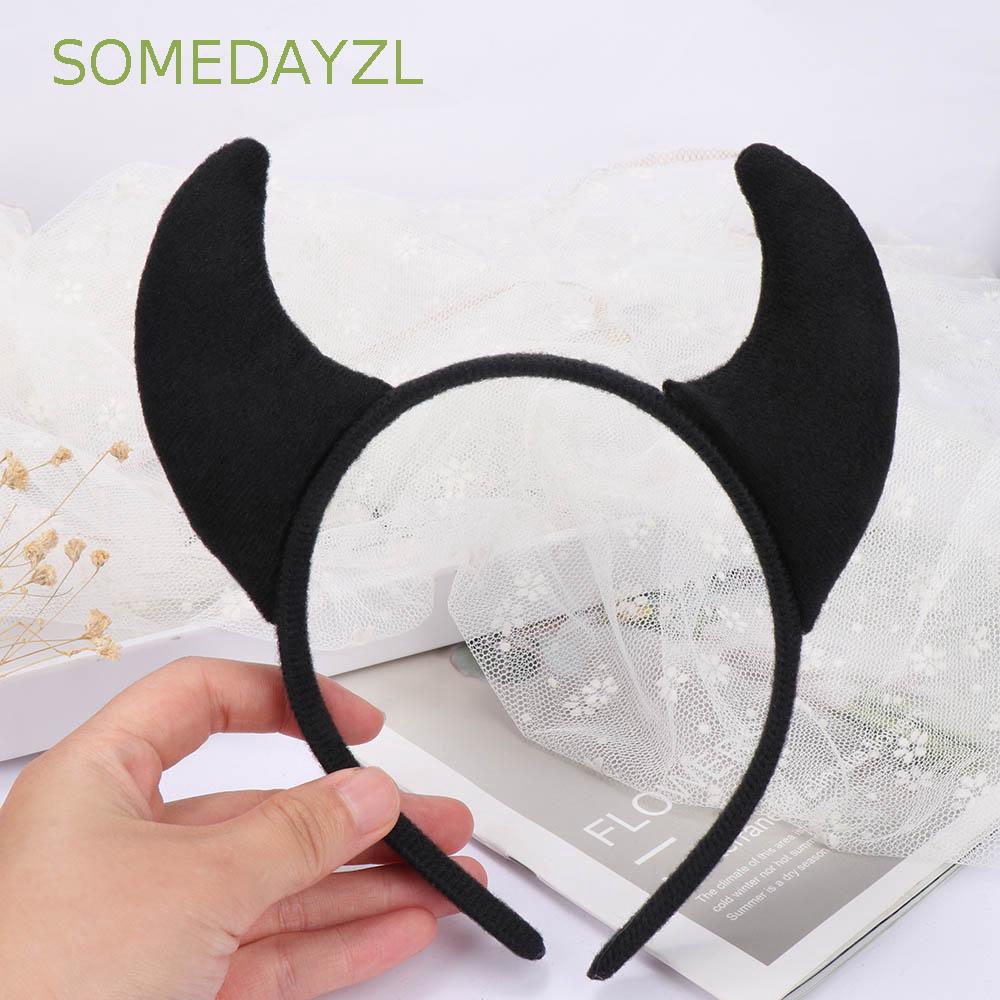Cài tóc tạo hình sừng quỷ hóa trang halloween độc đáo xinh xắn