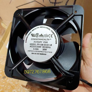 Quạt thông gió, hút mùi 220v 15*15cm