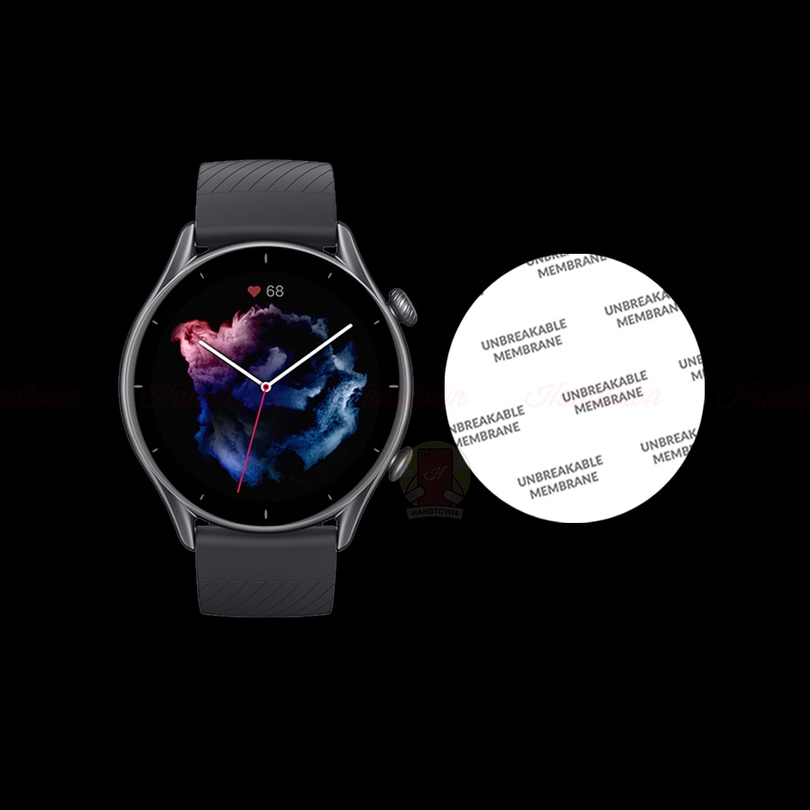 Dán Mặt Kính Màn Hình PPF Cho Xiaomi Huami Amazfit GTR 3 GTR 3 Pro Chống Xước Bụi Bẩn Va Đập Đồng Hồ Thông Minh Handtown