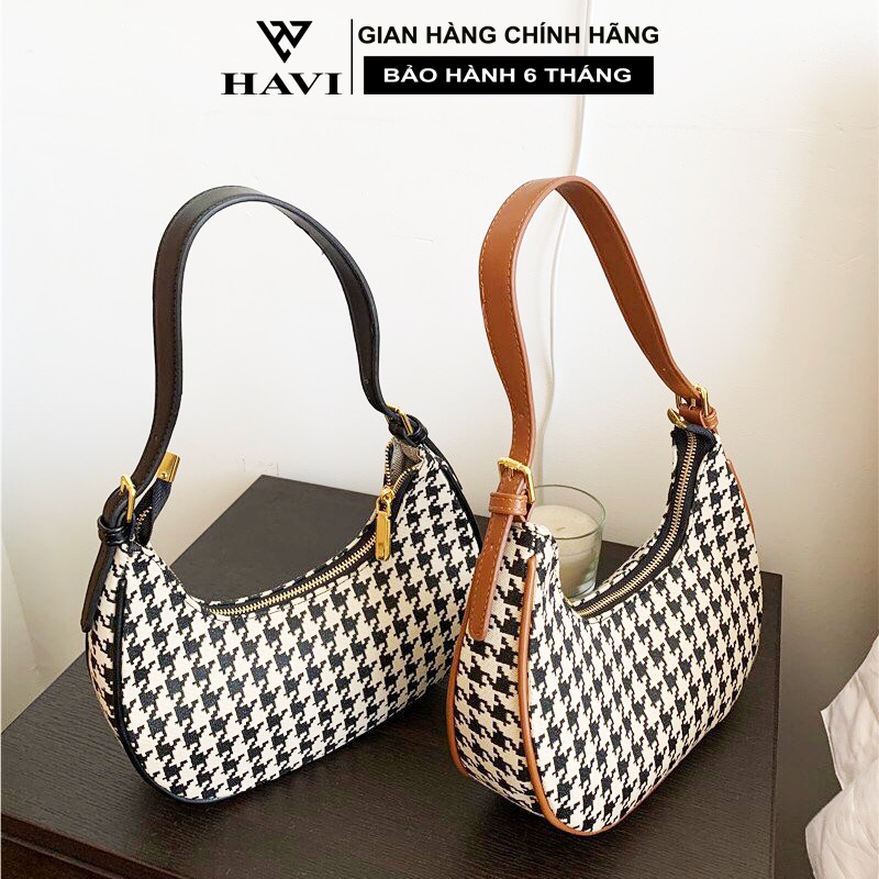 Túi Xách Nữ Đẹp, Xách Tay Đi Chơi, Đi Làm vải dạ Thời Trang Havi  TX052