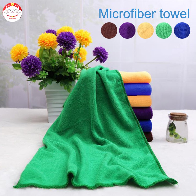 Khăn tắm bằng sợi Microfibre 25 * 25cm / 30 * 70cm