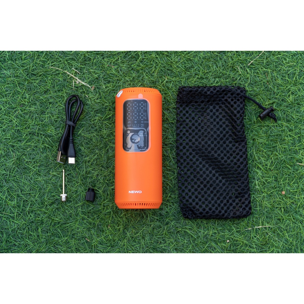Bơm cầm tay đa năng Xiaomi Newo G01- Bơm cầm tay mini áp suất cao 150 psi, màn hình led, sạc USB TypeC