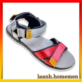 Giày Sandal Nam ARICH BY ARIES Màu Đỏ Bạc Thời Trang - Dép Sandal Quai Hậu - AMSS02